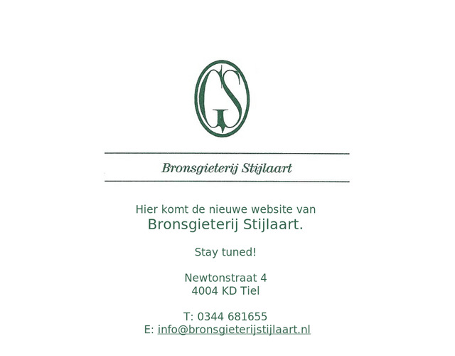 BRONSGIETERIJ STIJLAART