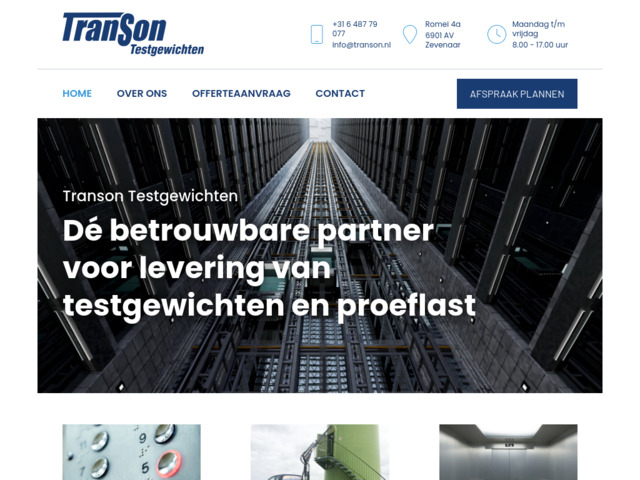 TRANSON TESTGEWICHTEN